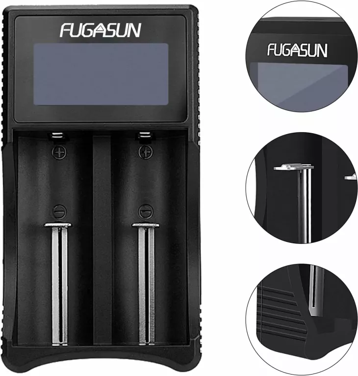 SZYBKA UNIWERSALNA ŁADOWARKA USB, 2 GNIAZDA FUGASUN, A AA AAA AAAA