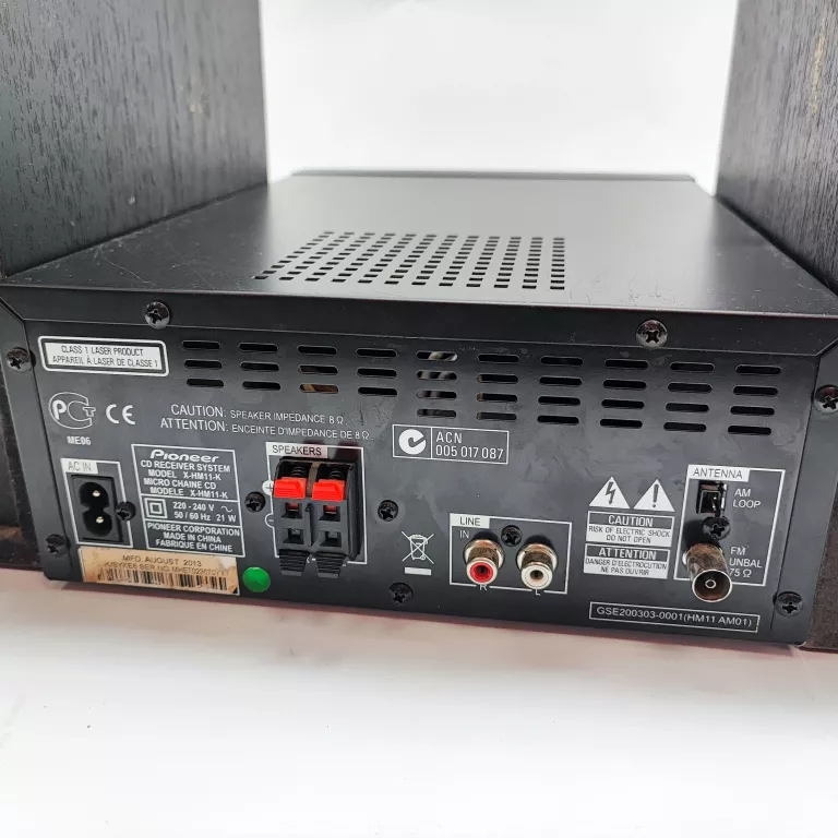 wieza-pioneer-x-hm11-2-x-glosnik-pilot-kod-producenta-x-hm11-k