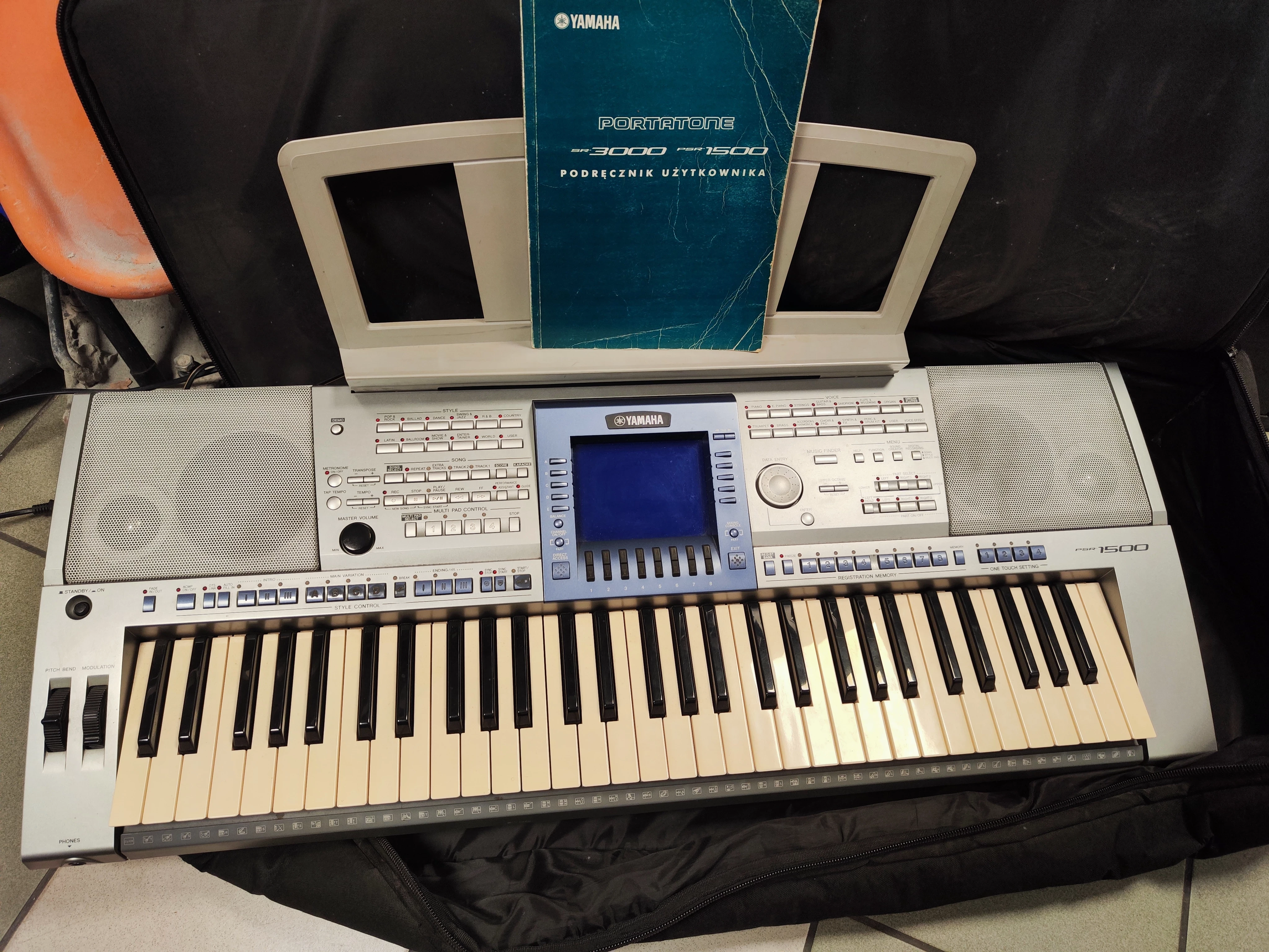 keyboard-yamaha-psr-1500-pokrowiec-zasilacz-dabrowskiego-30-naklo