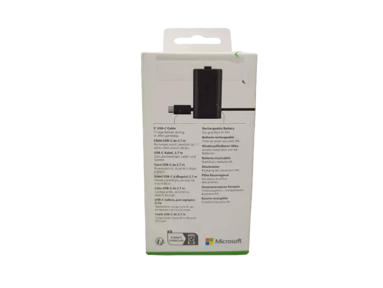 AKUMULATOR XBOX + KABEL USB-C PUDEŁKO