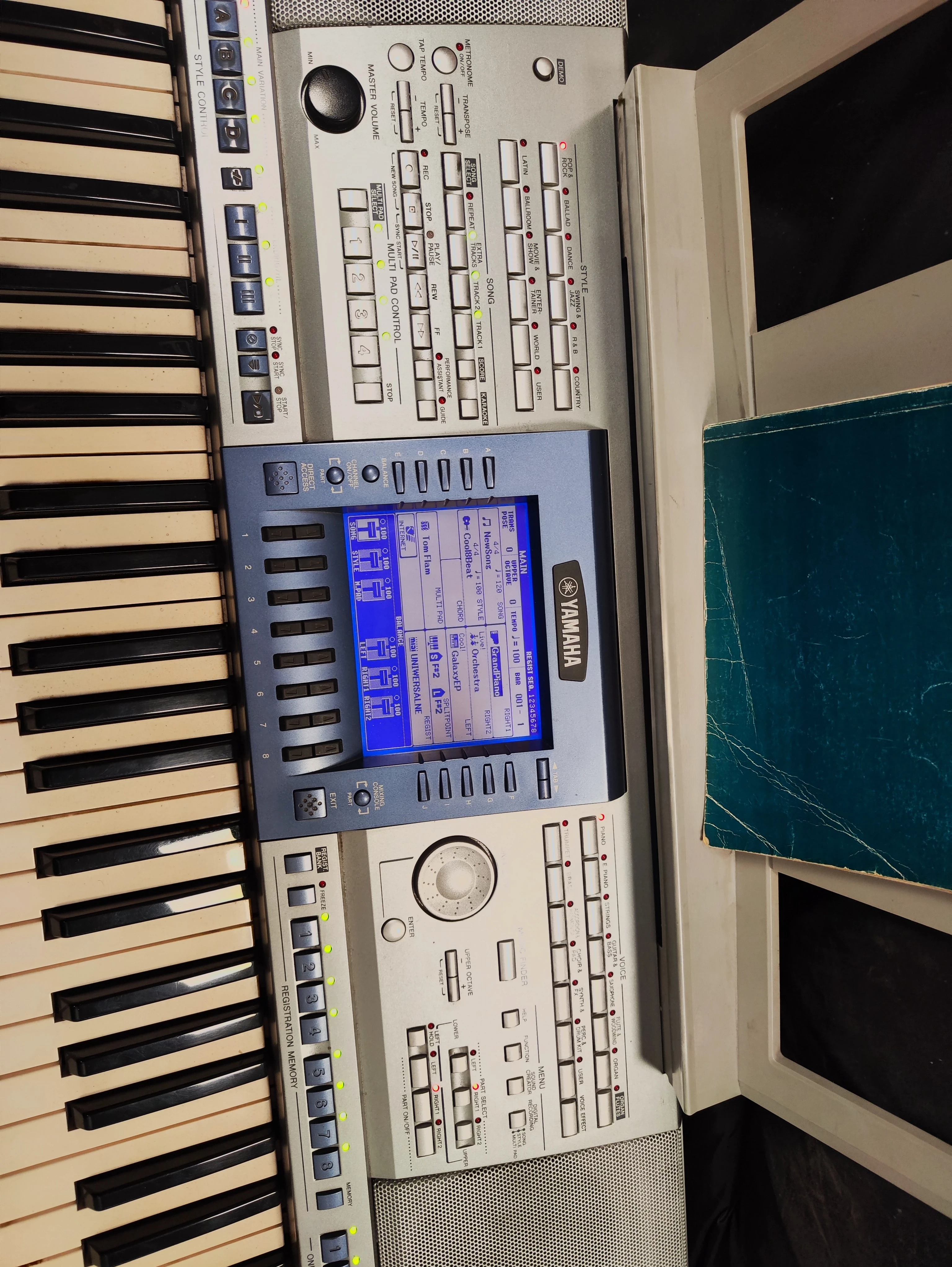 keyboard-yamaha-psr-1500-pokrowiec-zasilacz-model-psr-1500