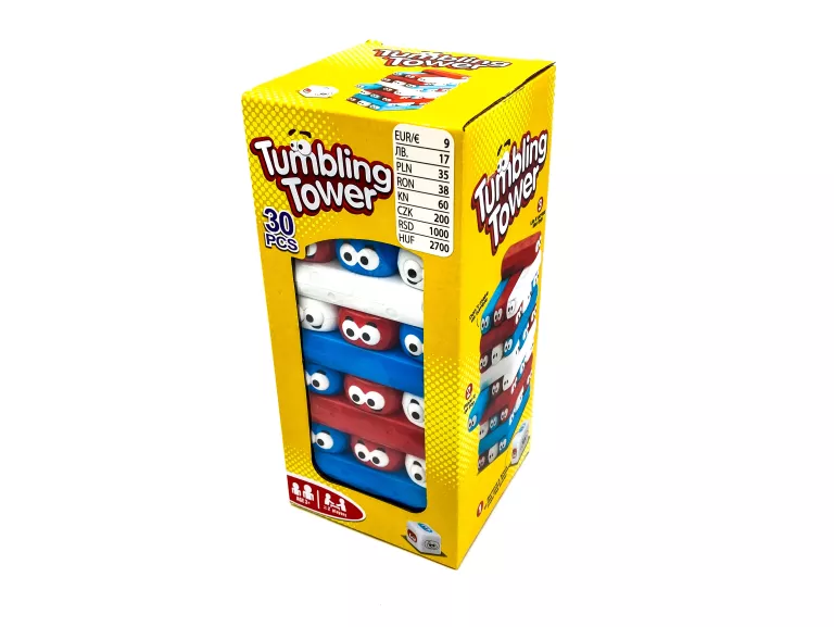 JENGA DLA DZIECI TUMBLING TOWER 3+