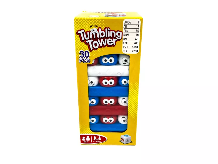 JENGA DLA DZIECI TUMBLING TOWER 3+