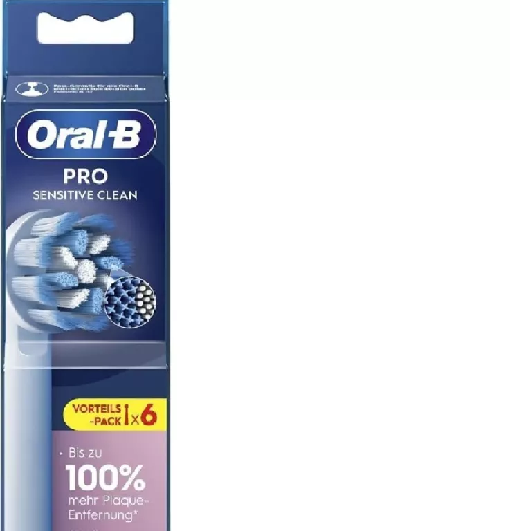 ORYGINALNE KOŃCÓWKI DO SZCZOTECZKI ORAL-B EB60RX PRO SENSITIVE CLEAN 6 SZT
