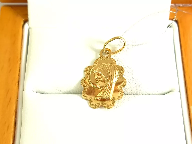 ZŁOTA ZAWIESZKA MEDALIK MARYJKA PR. 585 0,83G
