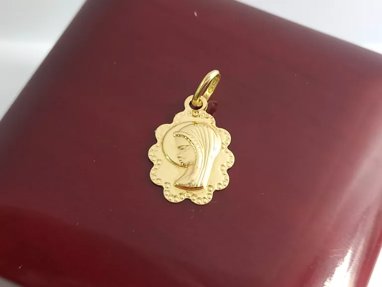 ZŁOTA ZAWIESZKA MEDALIK MARYJKA PR. 585 0,83G