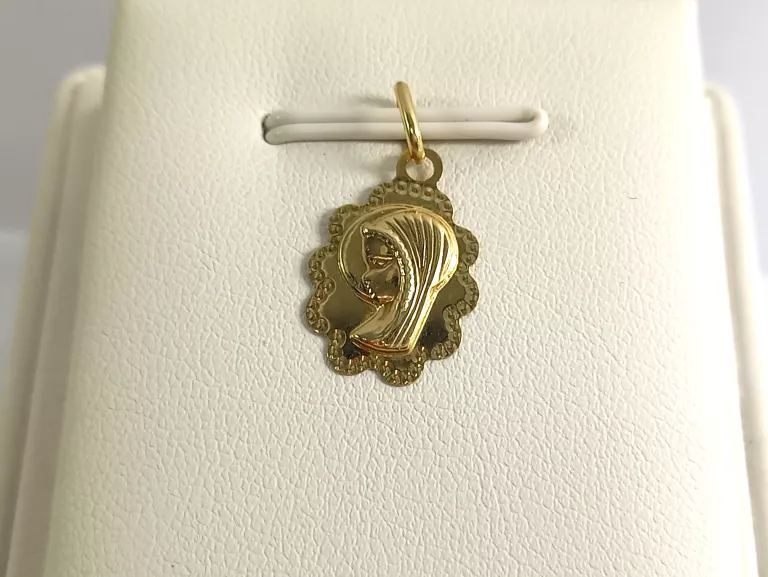 ZŁOTA ZAWIESZKA MEDALIK MARYJKA PR. 585 0,83G