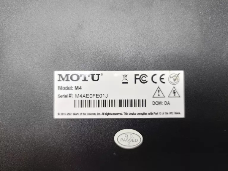 INTERFEJS MOTU M4 AUDIO
