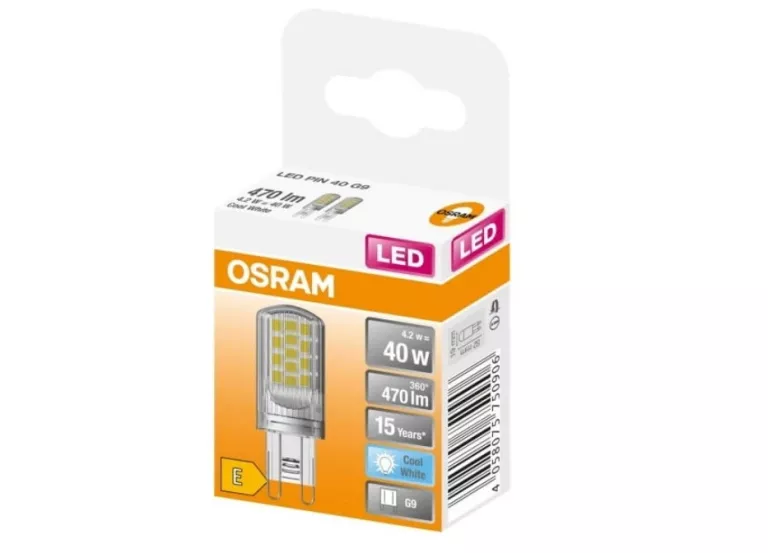 ŻARÓWKA LED OSRAM G9 470 LM 4000 K 320° 2 SZT.