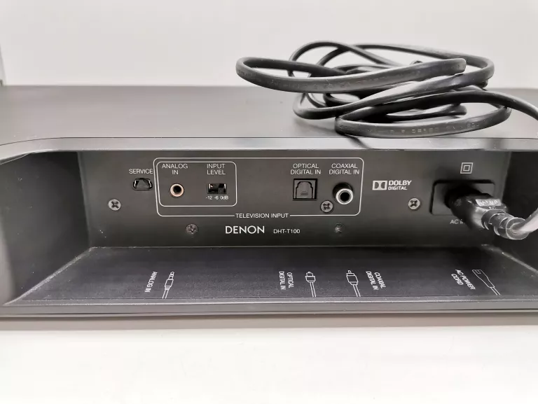 SOUNDBAR DENON DHT-T100 Z KABLEM ZASILAJĄCYM - OPIS!!!!