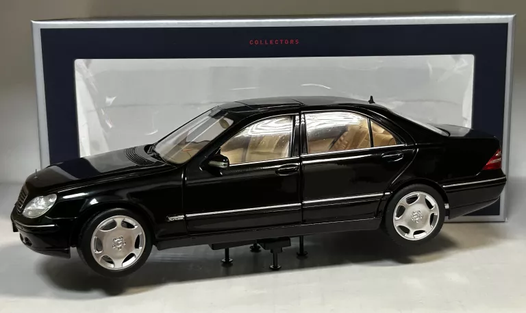 MODEL NOREV MERCEDES S 600 1998 CZARNY 1:18 METALOWY
