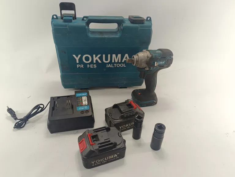KLUCZ UDAROWY YOKUMA + BATERIA 18V