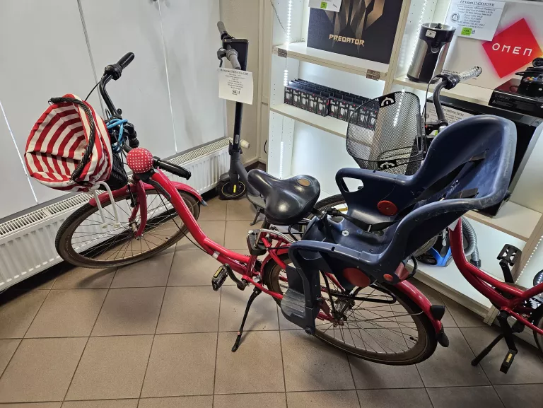 ROWER AMSTERDAM HOLLAND BIKE 26/1 + FOTELIK