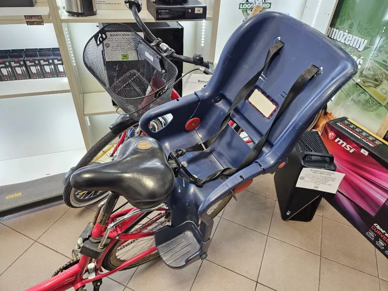 ROWER AMSTERDAM HOLLAND BIKE 26/1 + FOTELIK