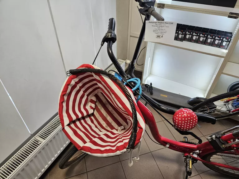 ROWER AMSTERDAM HOLLAND BIKE 26/1 + FOTELIK