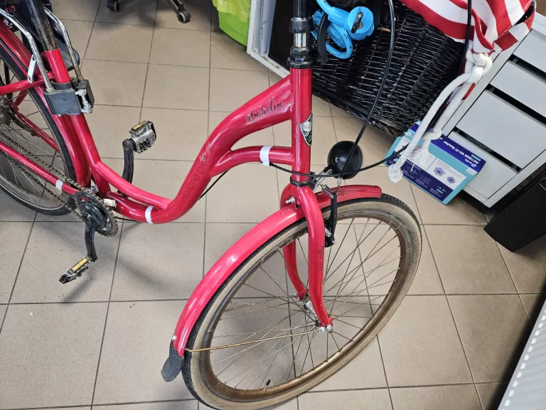 ROWER AMSTERDAM HOLLAND BIKE 26/1 + FOTELIK
