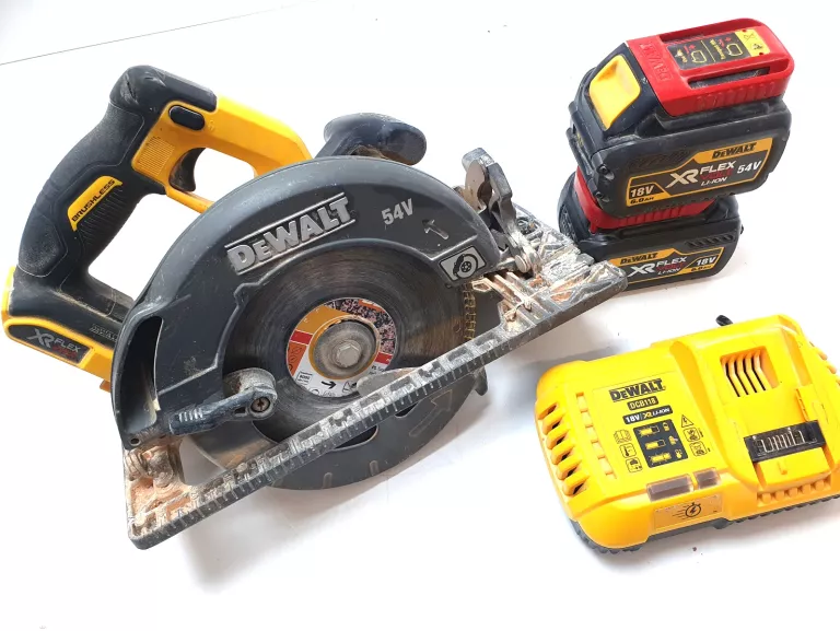 PILARKA TARCZOWA DEWALT DCS576N 54V + 2 AKUMULATORY XR 6AH DCB546 ŁAD WAL