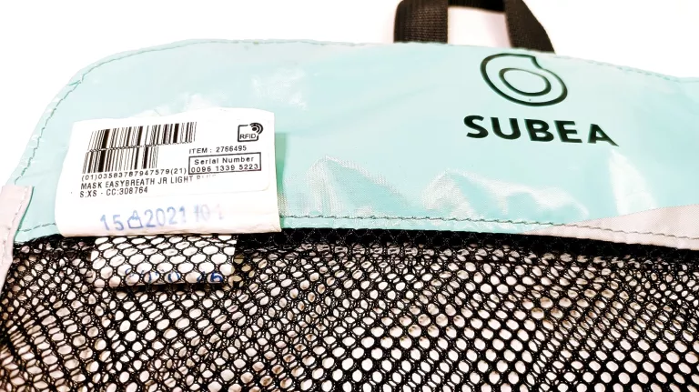 MASKA Z RURKĄ DO SNORKELINGU SUBEA EASYBREATH ROZM. XS