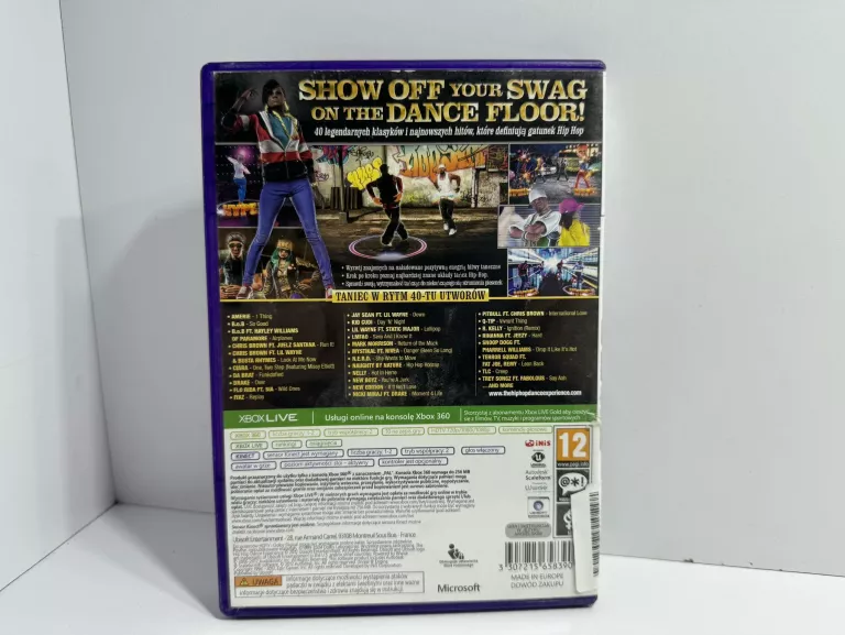 GRA THE HIP HOP DANCE EXPERIENCE XBOX 360 PL / KINECT