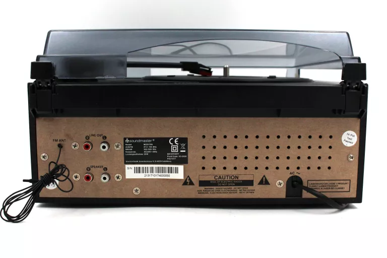 WIEŻA STEREO Z GRAMOFONEM SOUNDMASTER MCD1700