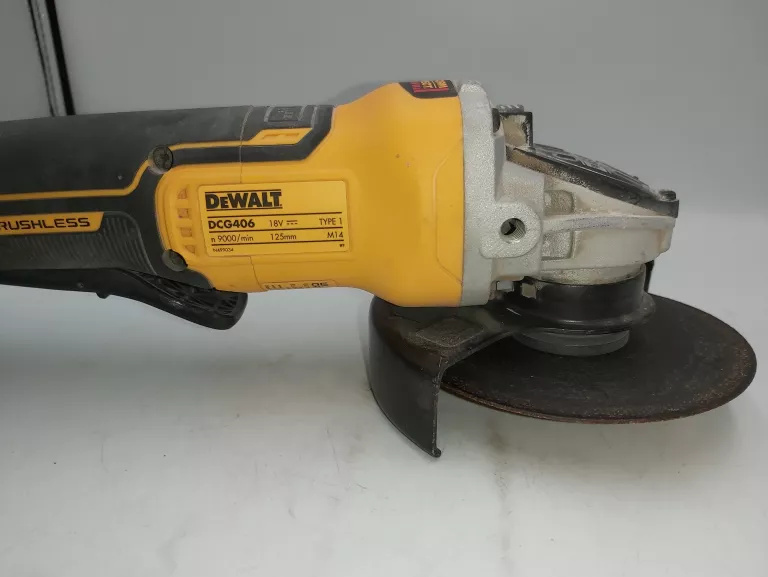 SZLIFIERKA KĄTOWA AKUMULATOROWA DEWALT DCG406 + AKU POWER STACK 1,7AH 18V