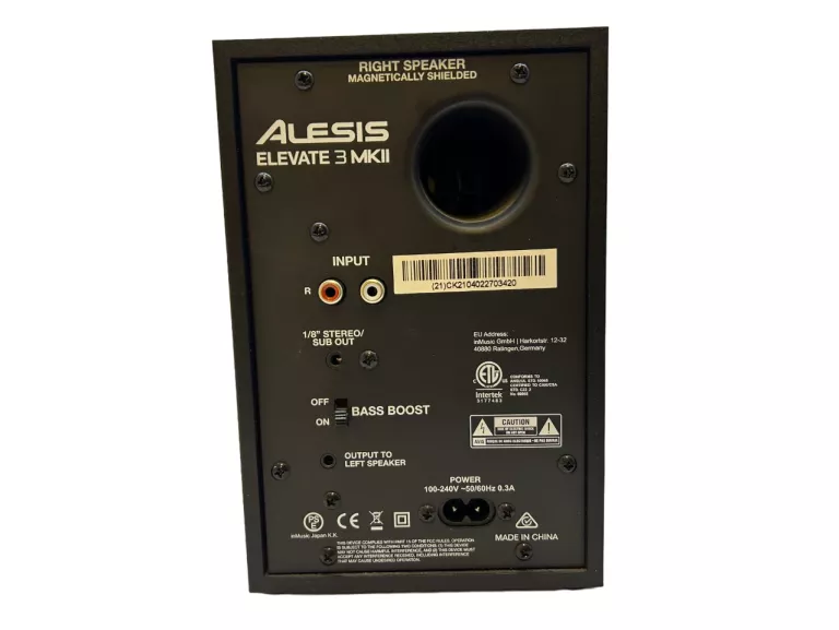 MONITORY STUDYJNE ALESIS ELEVATE 3+KABLE