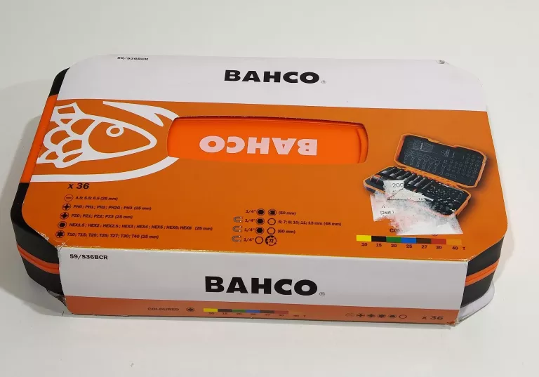 ZESTAW BITÓW BAHCO 59/S36BCR 36 ELEMENTÓW