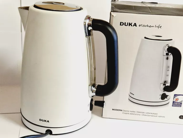 CZAJNIK ELEKTRYCZNY DUKA MODERN 1,7 L BIAŁY