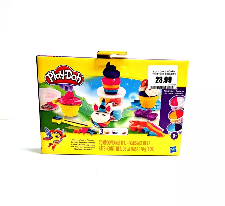 PLAY-DOH UNICORN TREAT SET BABECZKI JEDNOROŻEC/ NAJTANIEJ [240113039]