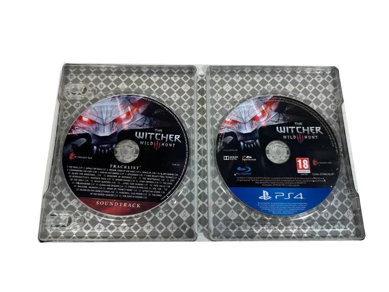 GRA NA KONSOLĘ PLAY STATION 4 WIEDŹMIN 3: DZIKI GON STEELBOOK + SOUNDTRACK