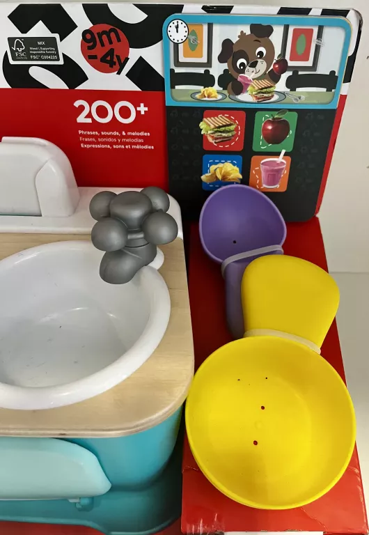 ZABAWKA INTERAKTYWNA HAPE, BABY EINSTEIN, MAGICZNA DOTYKOWA KUCHNIA