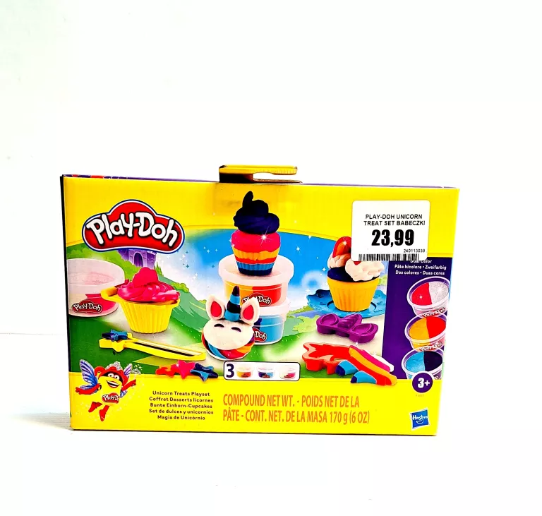 PLAY-DOH UNICORN TREAT SET BABECZKI JEDNOROŻEC/ NAJTANIEJ [240113039]