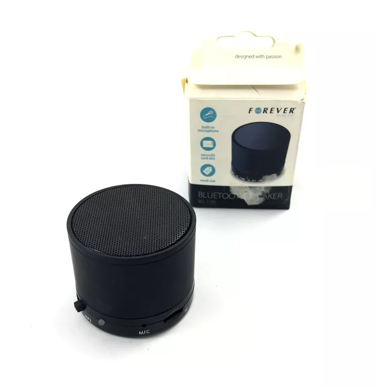 GŁOŚNIK BLUETOOTH FOREVER BS-100 CZARNY