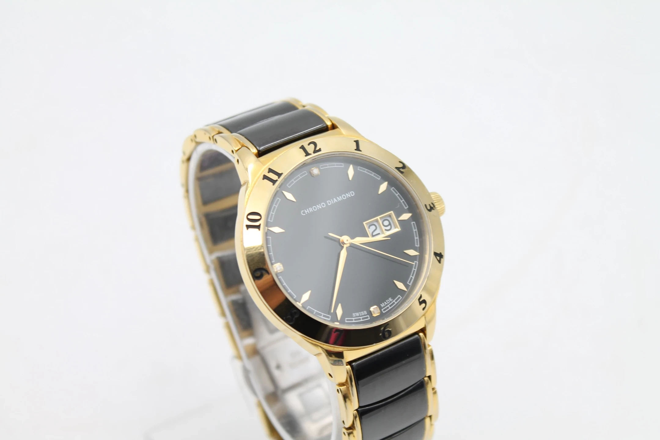 zegarek-chrono-diamond-3x-diament-001ct-10400-stan-uzywany