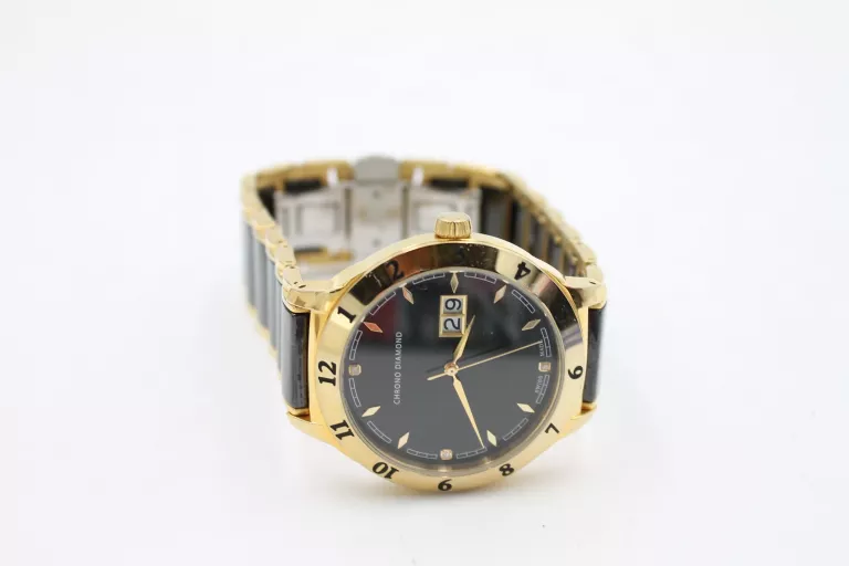 ZEGAREK CHRONO DIAMOND -3X DIAMENT 0,01CT- 10400