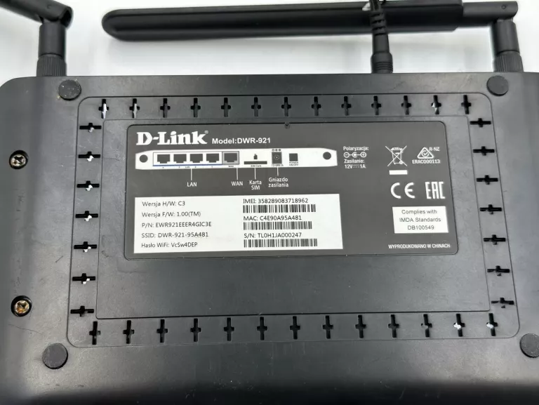 ROUTER D-LINK DWR-921 ZASILACZ