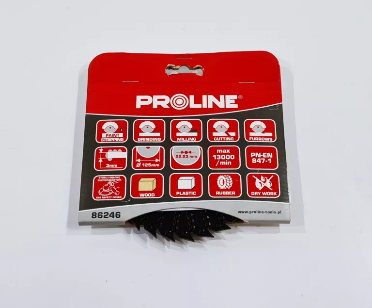 PROLINE TARCZA WYPUKŁA TARNIK PIŁA 86246 125MM