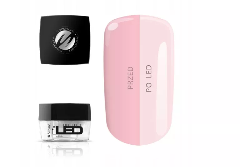SILCARE ŻEL HIGH LIGHT LED FRENCH PINK 15 G
