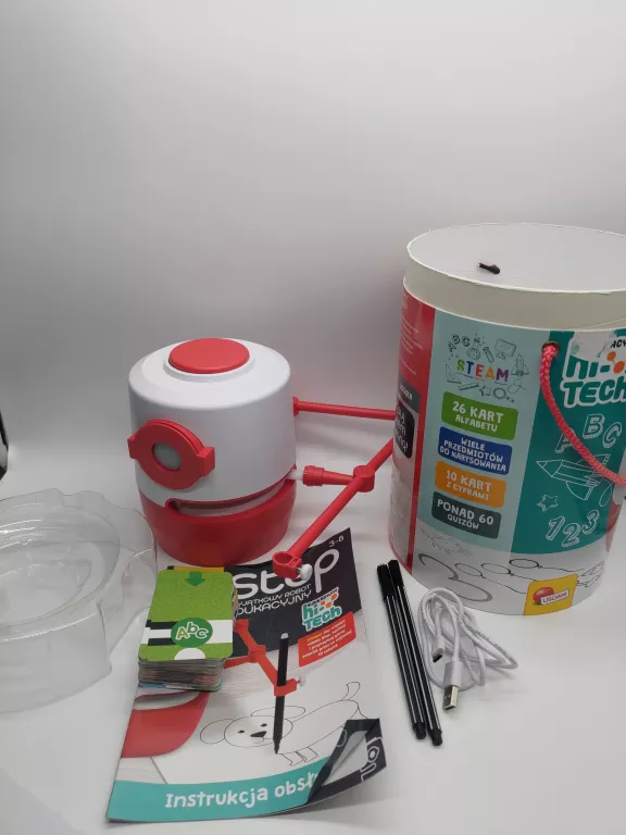 ROBOT LISCIANI ROBOT EDUKACYJNY STEP PL SPRAWNY ! OPIS!