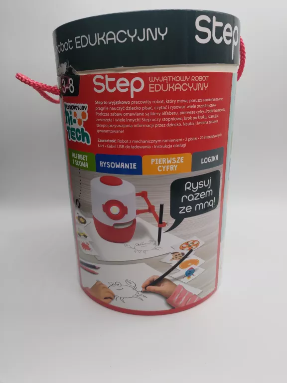 ROBOT LISCIANI ROBOT EDUKACYJNY STEP PL SPRAWNY ! OPIS!