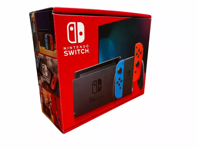 KONSOLA NINTENDO SWITCH HAC-001(-01) + KONTROLER SWITCH CZERWONO-NIEBIESKI