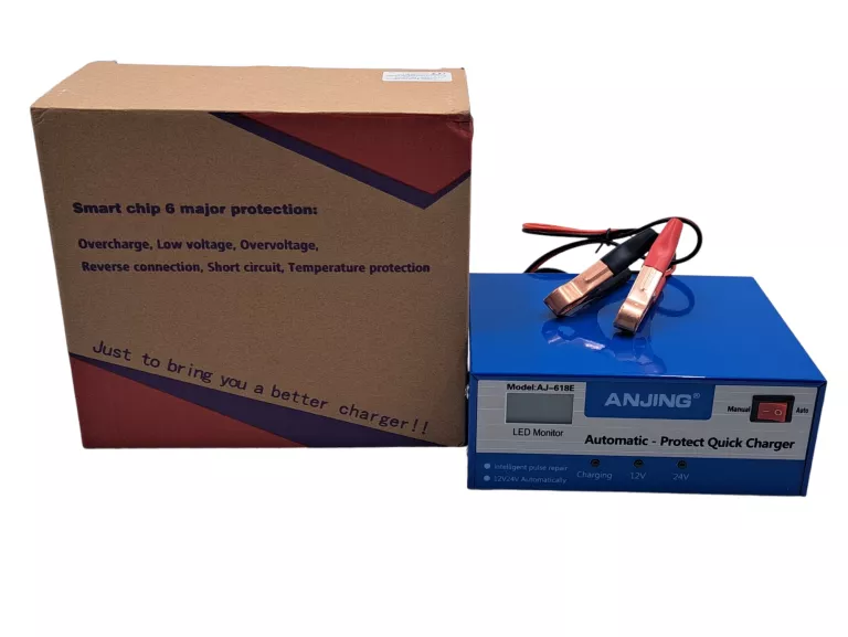 PROSTOWNIK SAMOCHODOWY ANJING AJ-618E 12V 24V 12A