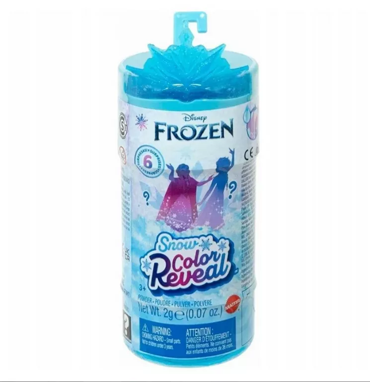 DISNEY FROZEN TUBA SNOW COLOR REVEAL LALKA DODATKI HMB83