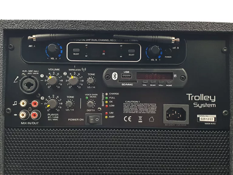 NAGŁOŚNIENIE PRZENOŚNE LDM TROLLEY SYSTEM (PSS-900D) 150W NIEMAL IDEALNY!