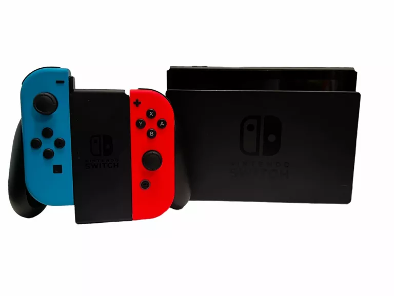 KONSOLA NINTENDO SWITCH HAC-001(-01) + KONTROLER SWITCH CZERWONO-NIEBIESKI