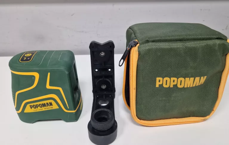 POZIOMICA LASER KRZYŻOWY ZIELONY POPOMAN MTM310B / 45 M ETUI