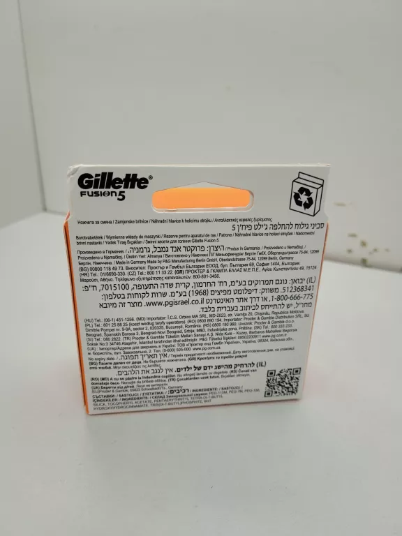 WKŁADY GILLETTE FUSION 5 12SZT