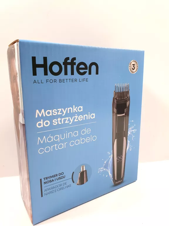 MASZYNKA DO STRZYŻENIA HOFFEN HC-3395 IPX4 JAK NOWA