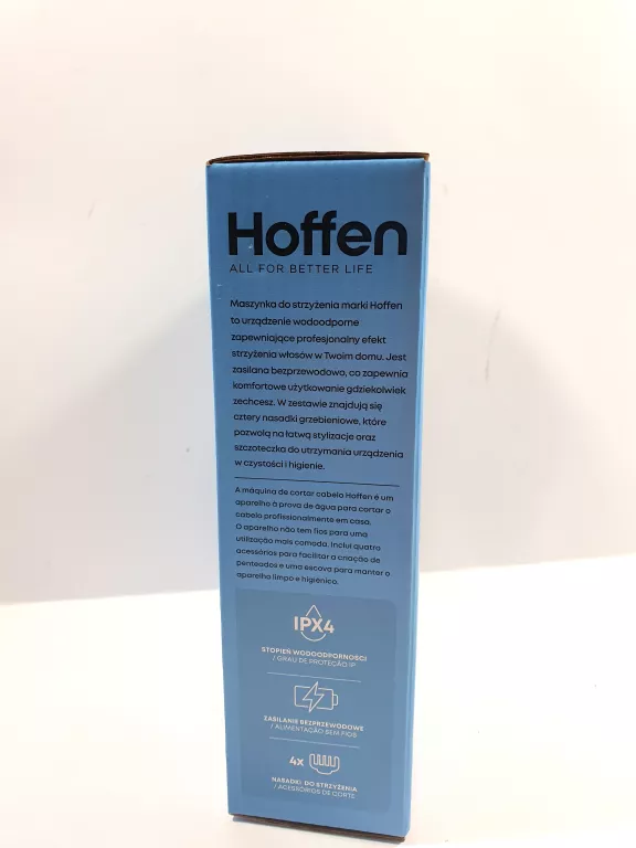 MASZYNKA DO STRZYŻENIA HOFFEN HC-3395 IPX4 JAK NOWA