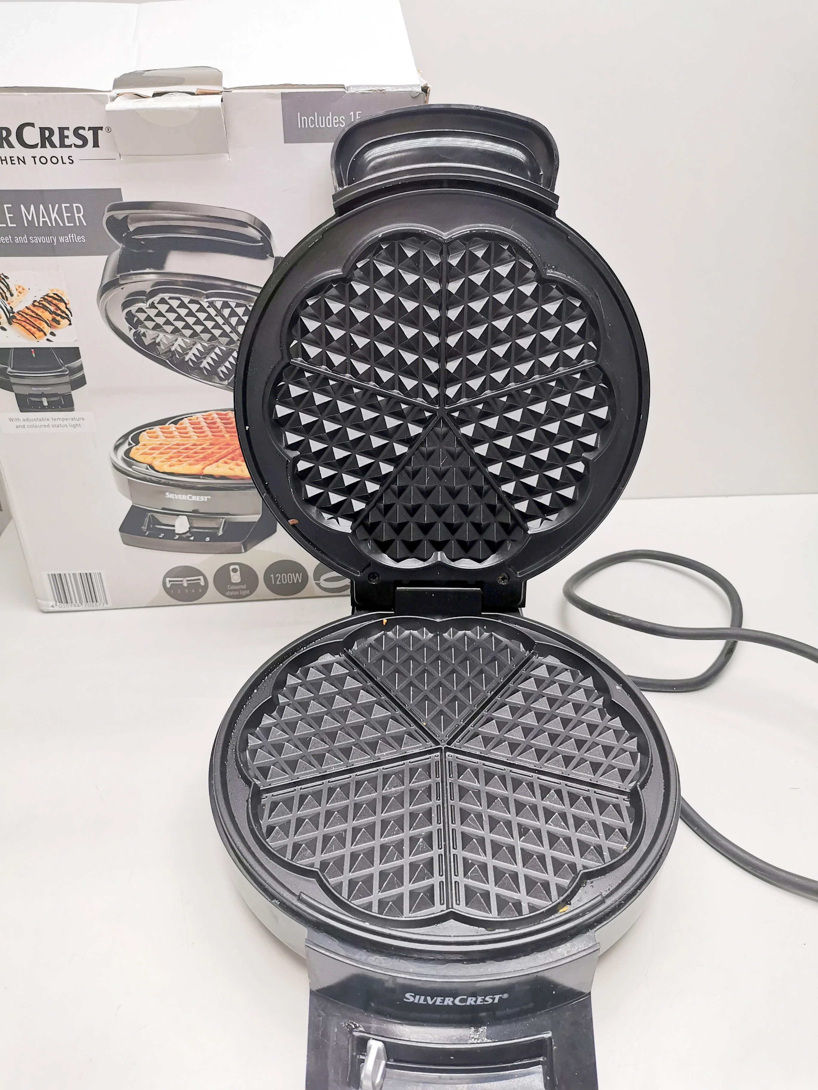 SILVERCREST KITCHEN TOOLS GOFROWNICA SWE 1200 D1, 1200 W Gofrownice